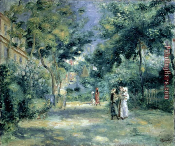 Pierre Auguste Renoir The Gardens in Montmartre